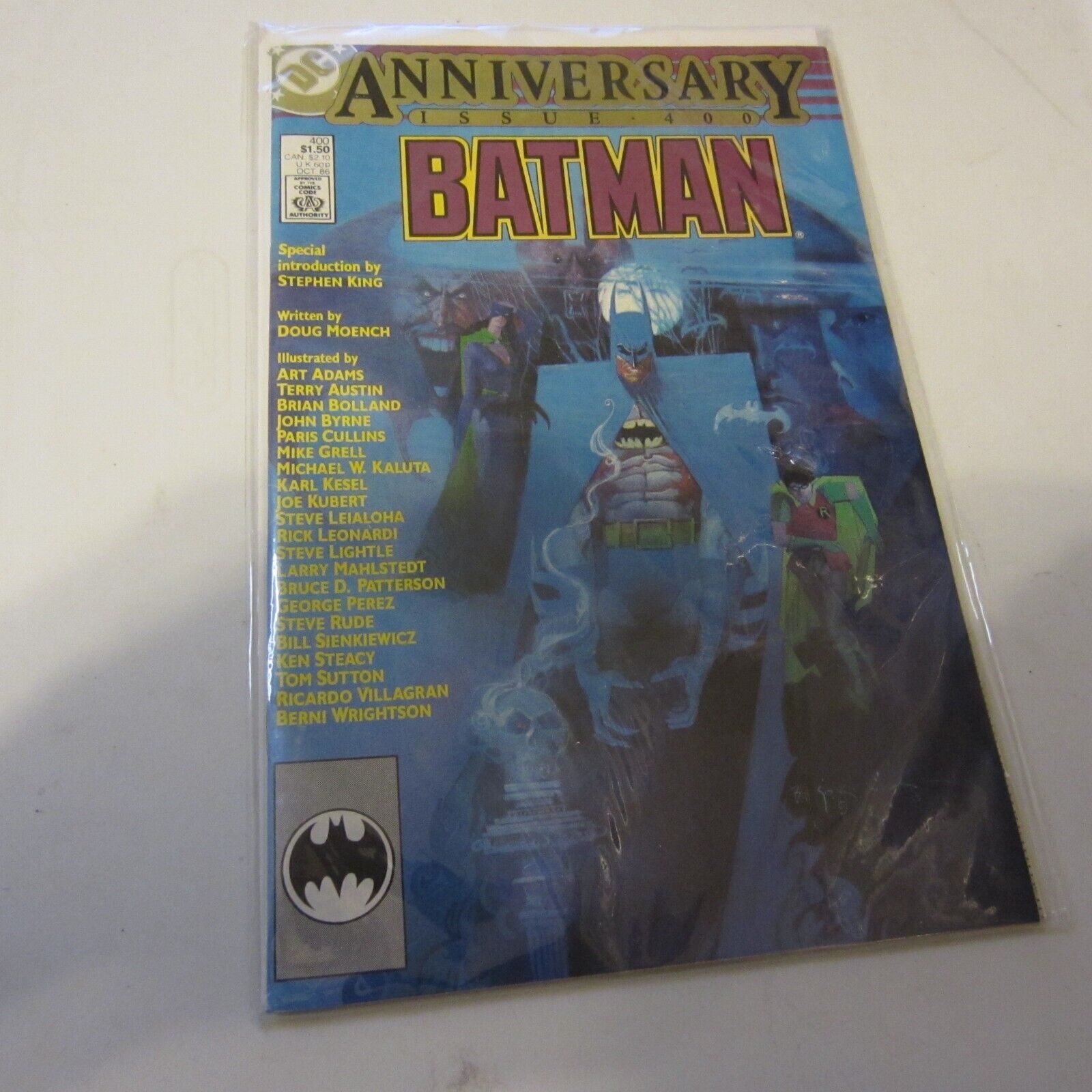 Batman #400 DC Comics Anniversary Issue October 1986 MINT BAGED BOARDED