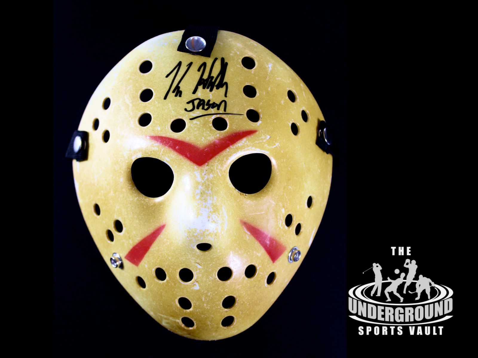 Kane Hodder Signed Jason Voorhees Mask Friday the 13th JSA Witnessed 