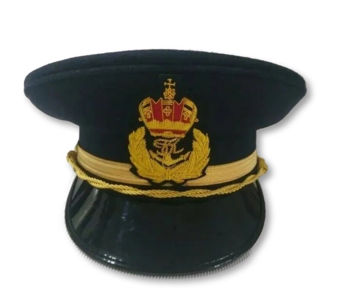 Imperial & Royal Austrian-Hungarian Navy Officer\'s Hat - Available in All Sizes 