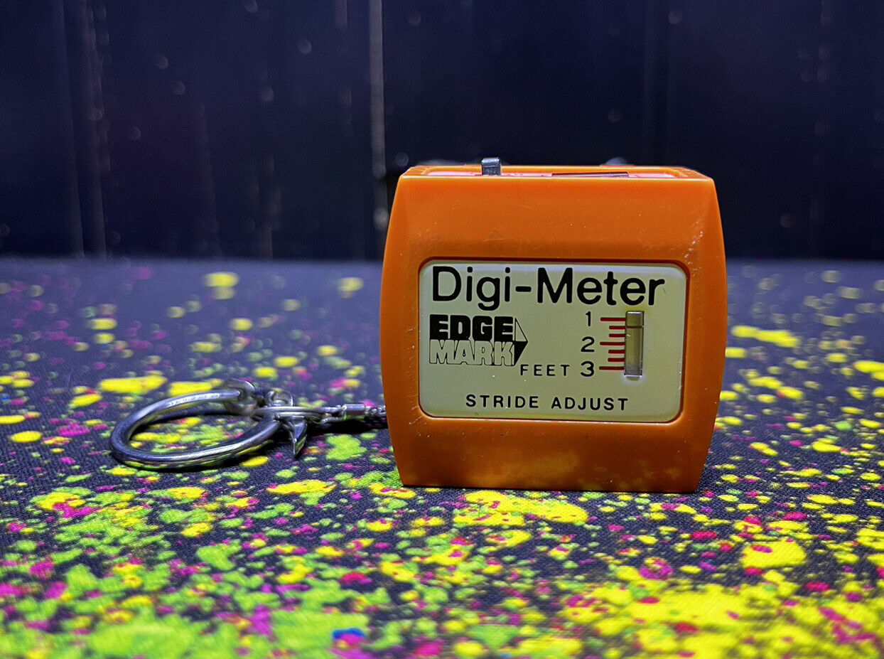 Vintage Digi-Meter Digitat-Pedo, Early Step/Distance Counter Tested