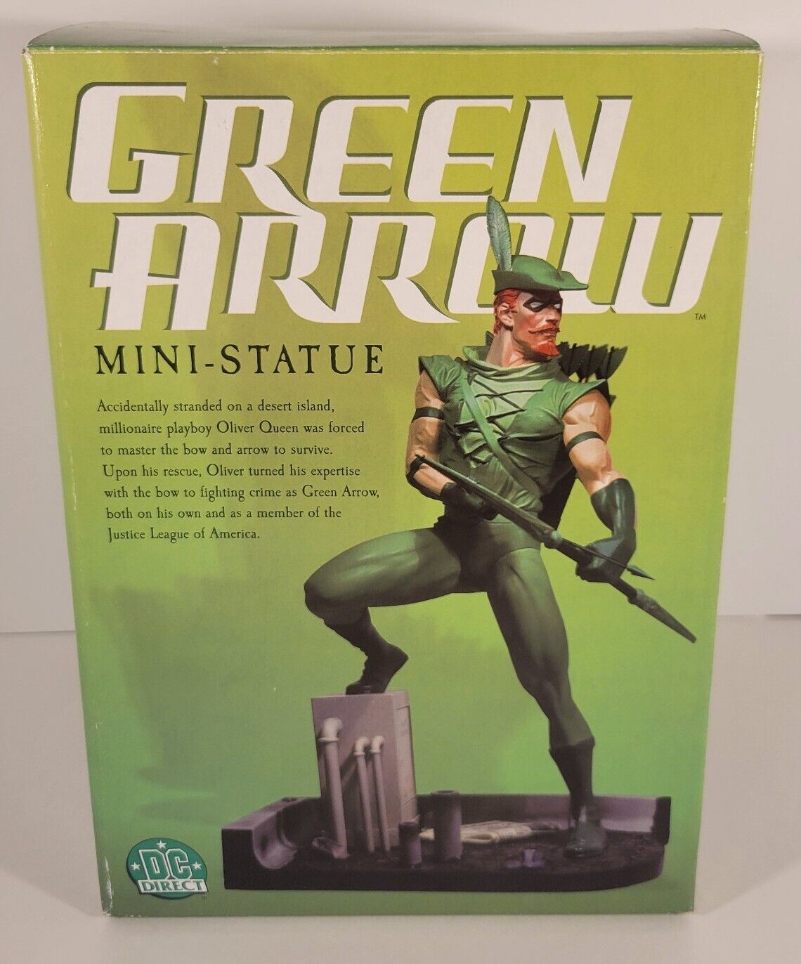 DC Direct Green Arrow Cold-Cast Porcelain Hand Painted Mini Statue Tim Bruckner
