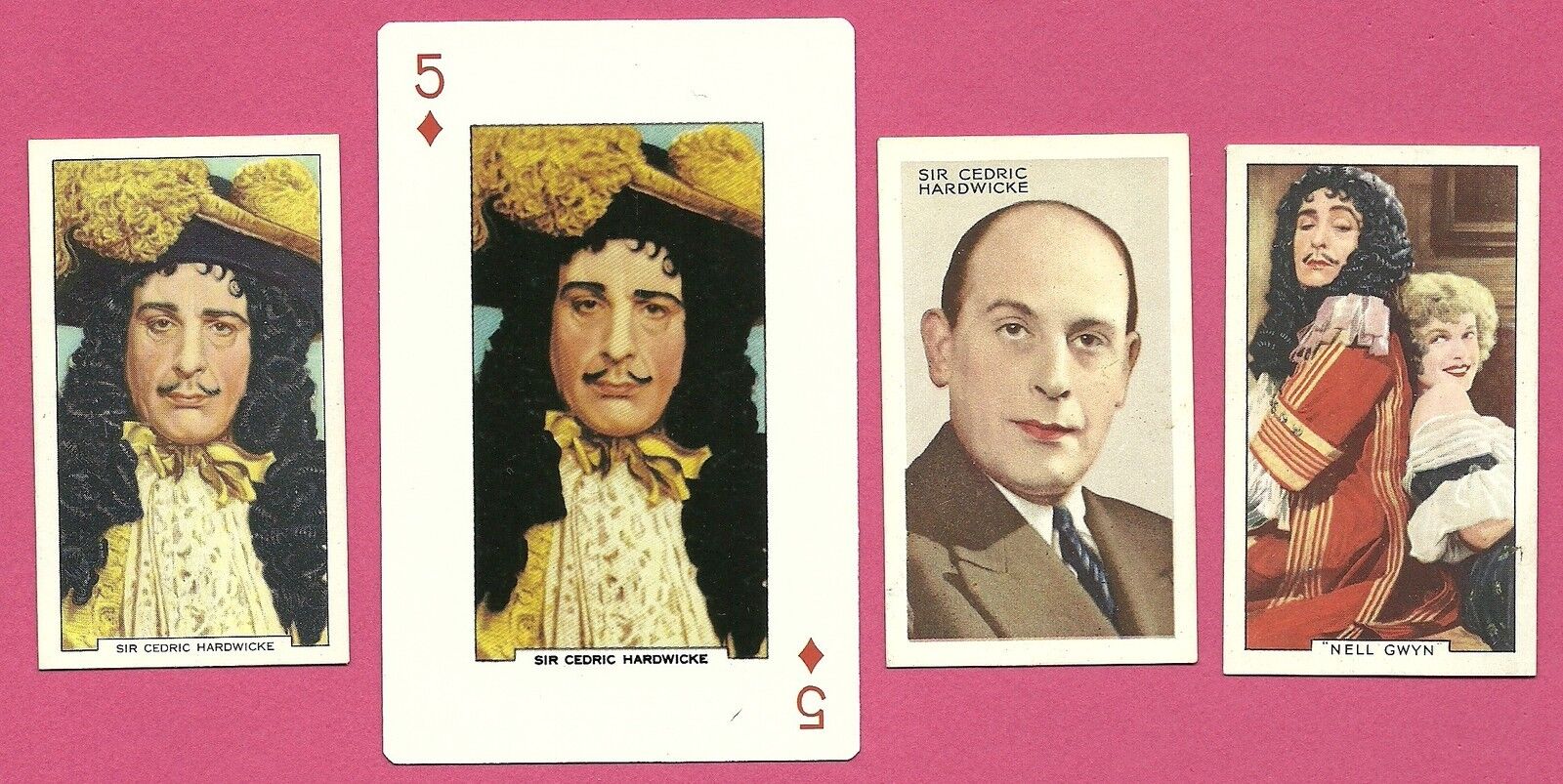 Sir Cedric Hardwicke Fab Card Collection Shakespeare and Shaw Stage Film Actor