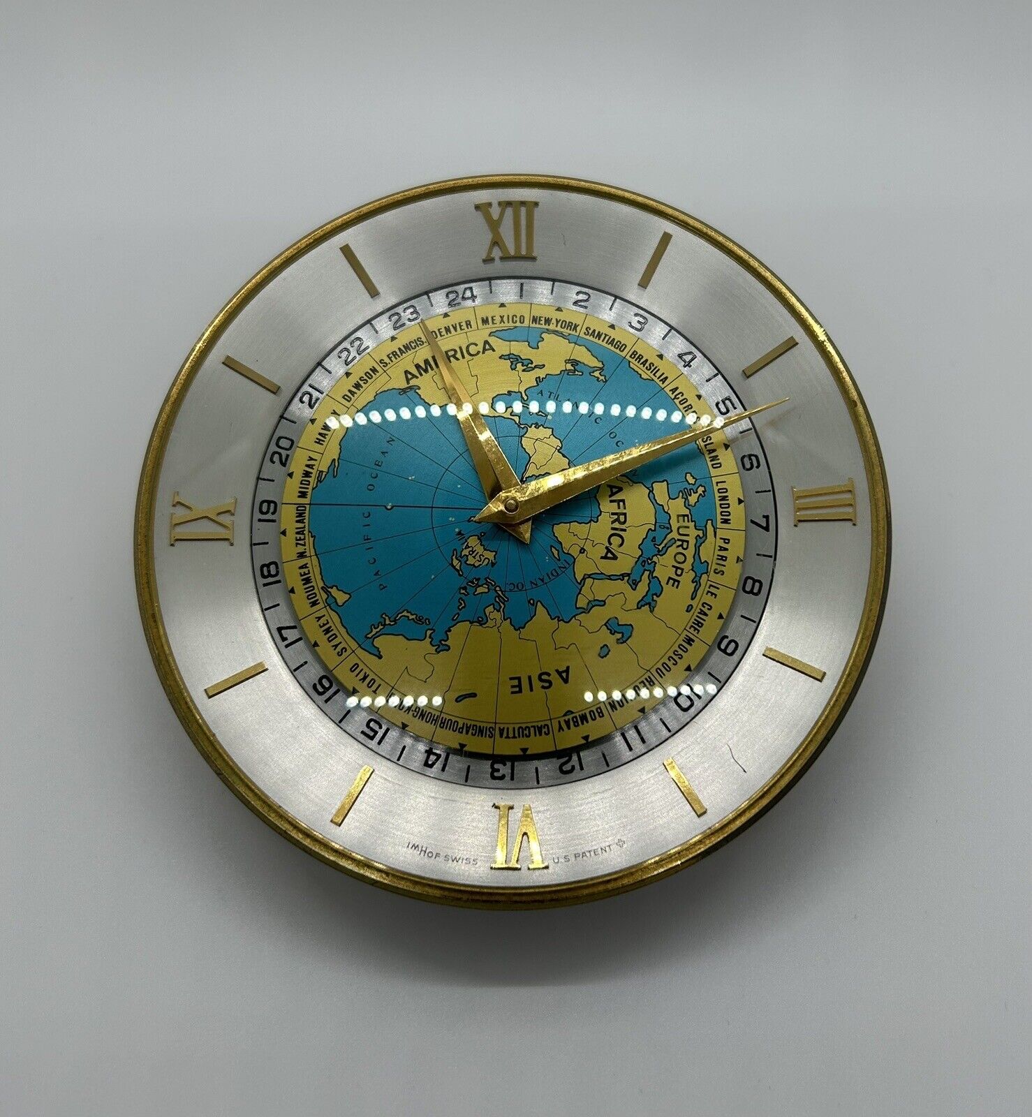 IMHOF ‘Heure Universelle’ World Time Clock