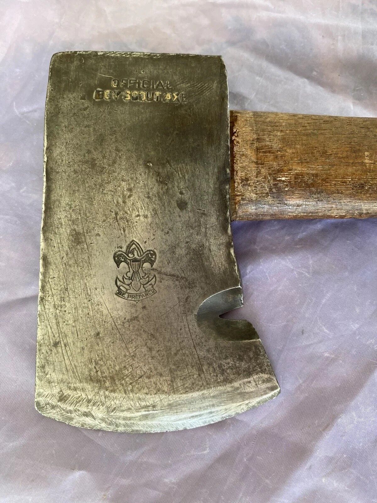 VINTAGE COLLINS OFFICAL BOY SCOUT HATCHET - VERY GOOD COND