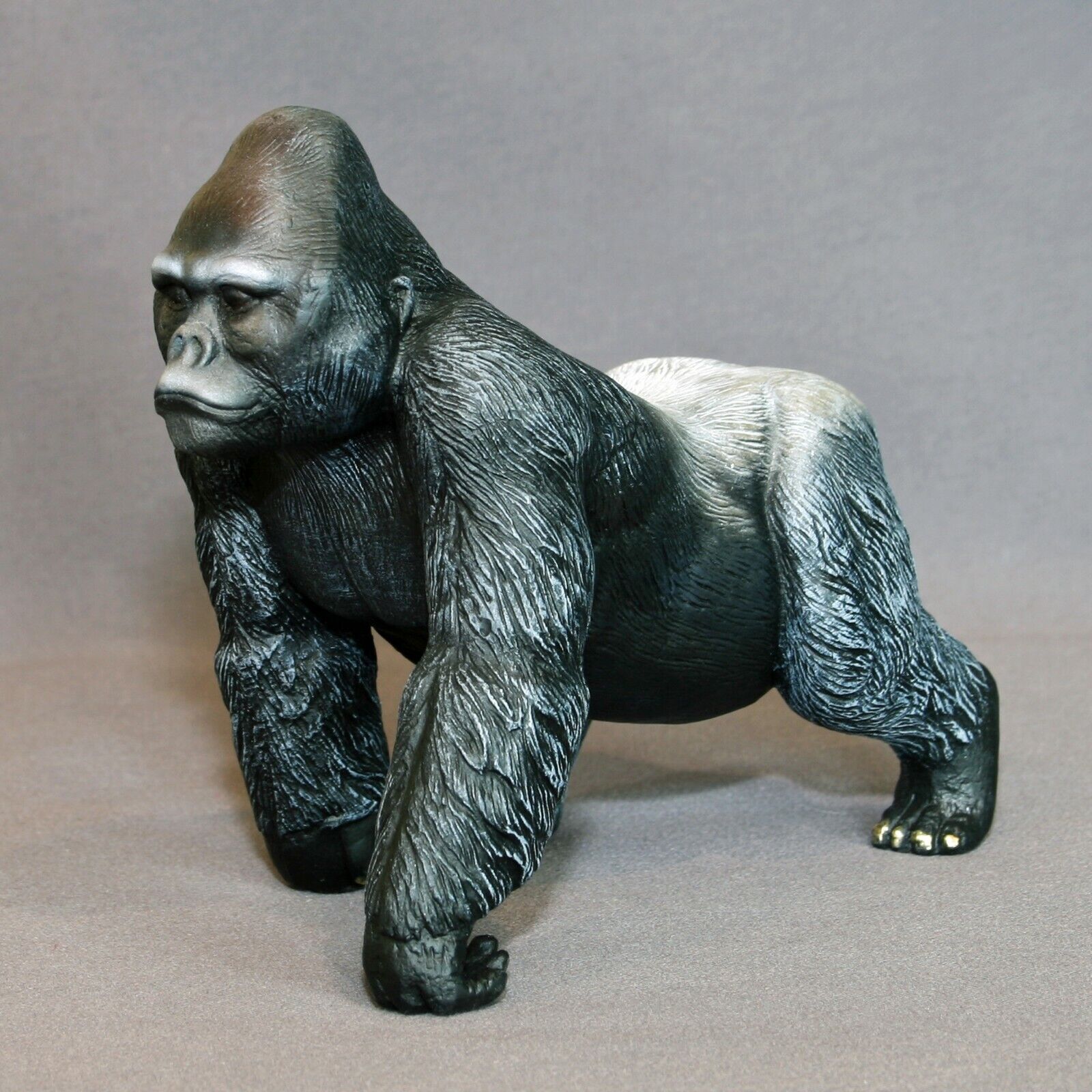 Silverback Gorilla Bronze Sculpture King Kong Figurina‏ Statue Limited Edition**