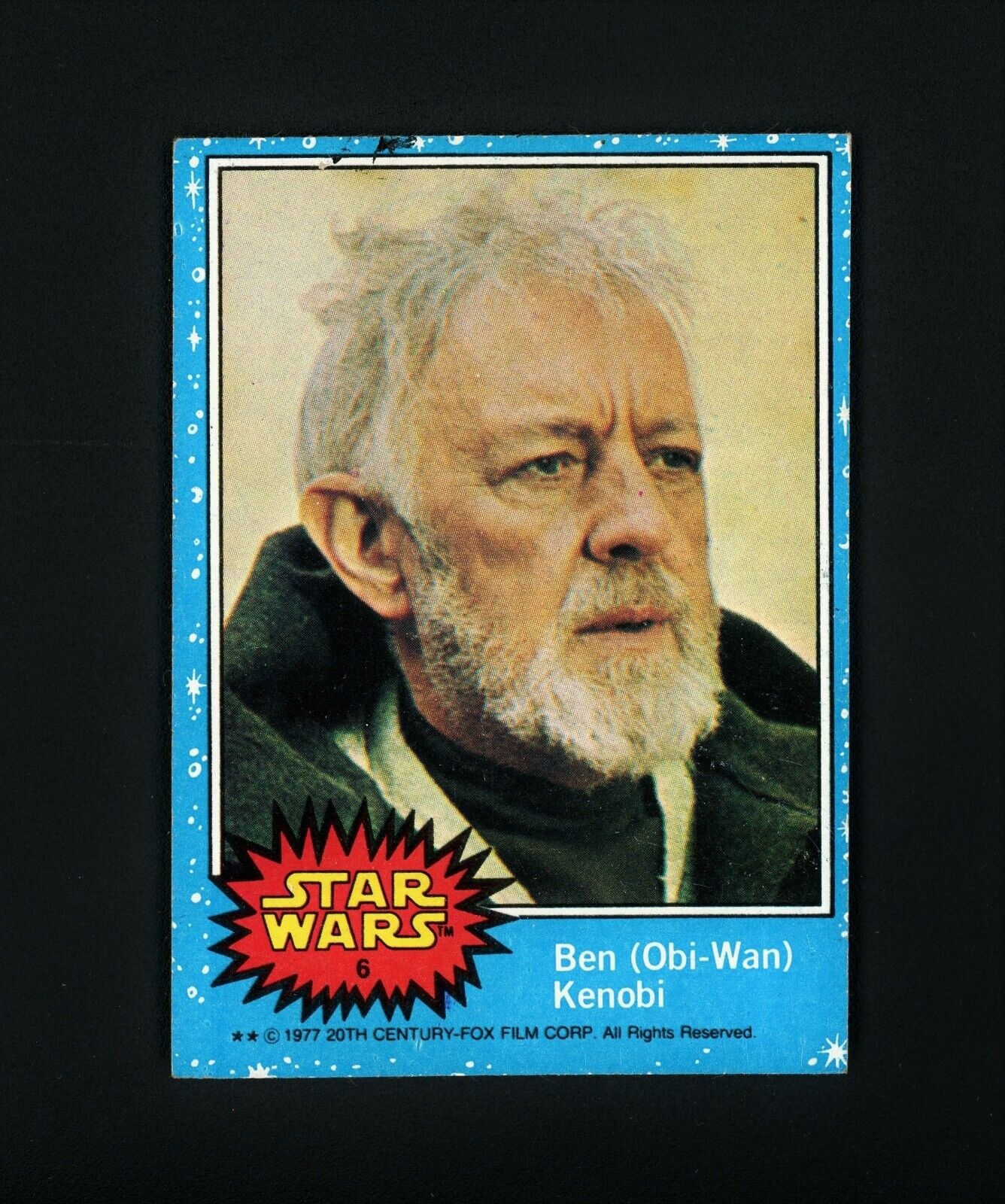 Ben (Obi-Wan) Kenobi 1977 Topps Star Wars #6 EX