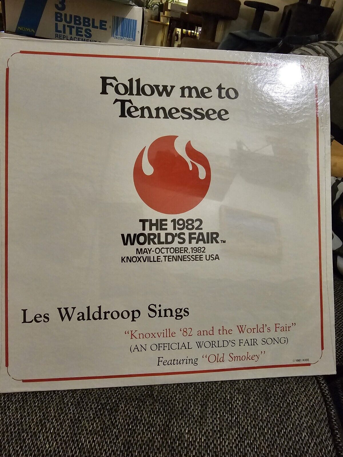 Rare Unopened 1982 World\'s Fair Knoxville Tennessee Record Album Les Waldroop