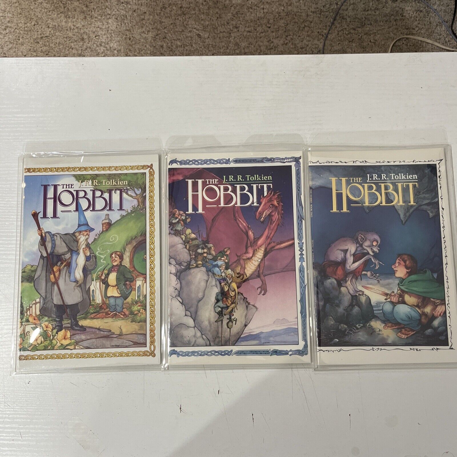 The Hobbit #1-3 Complete Set - 1989 Eclipse  - JRR Tolkien - David Wenzel - NM