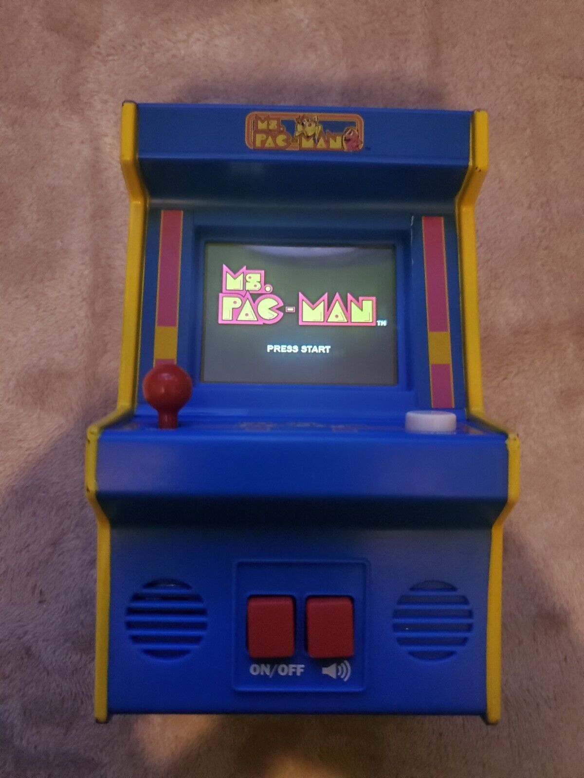 Basic Fun Arcade Classics Ms Pac-Man Retro Mini Arcade Game Bandai Namco