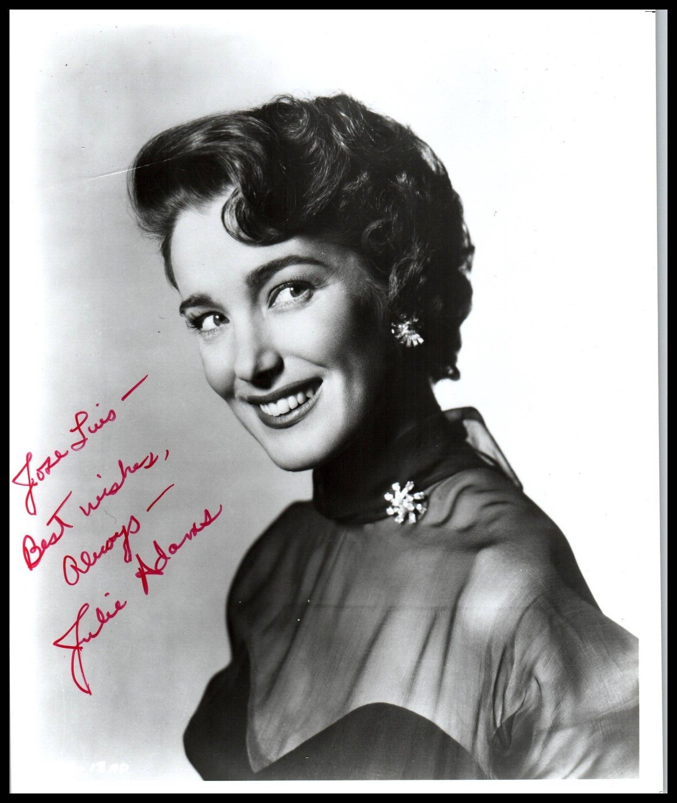 Hollywood Actress Julie Adams Signed Autograph Portrait Original Photo 213