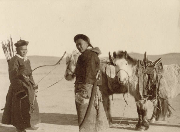 Mongol Archer Of The Prince His Ssu Ning Chahar District Mongolia 1931 OLD PHOTO