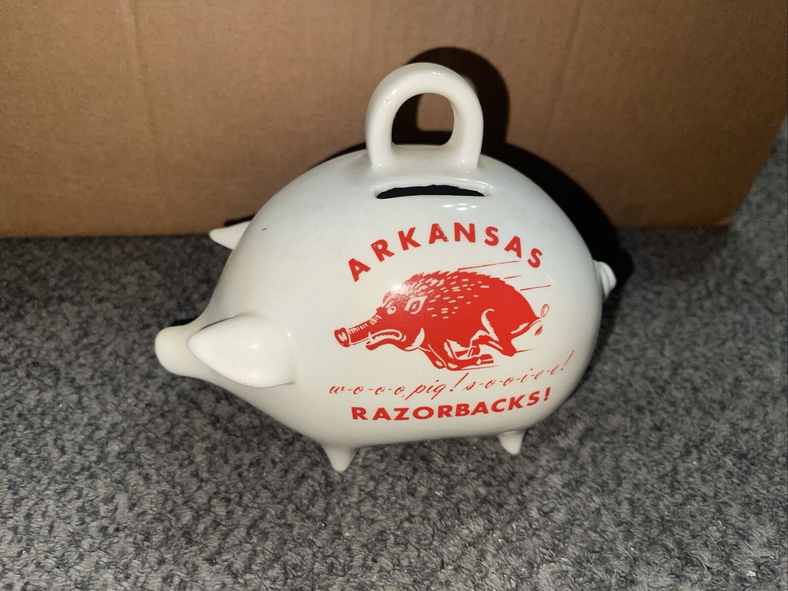Arkansas Razorbacks Rain Day Money Piggy Bank (WTF18)