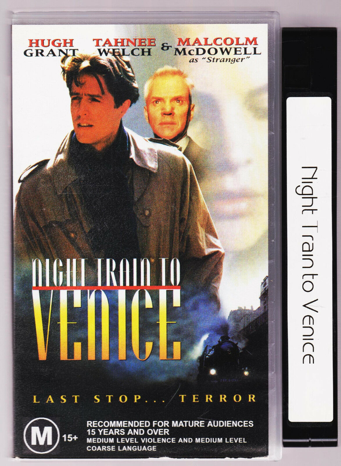 NIGHT TRAIN TO VENICE - HUGH GRANT - Vintage VHS VIDEO TAPE