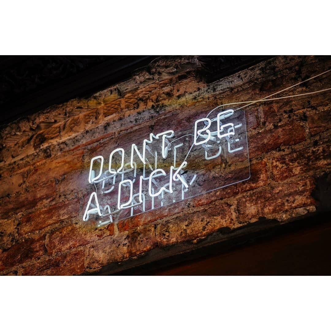 Don't Be A Dick Neon Sign Lamp Light Acrylic 19