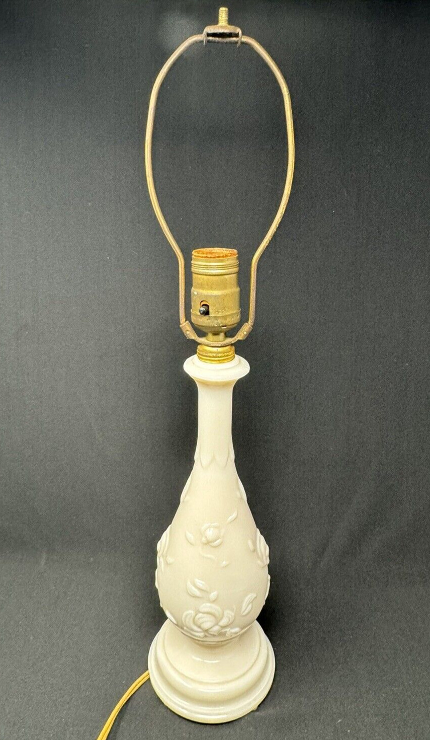 Vintage Art Deco Aladdin Alacite Glass Lamp Base