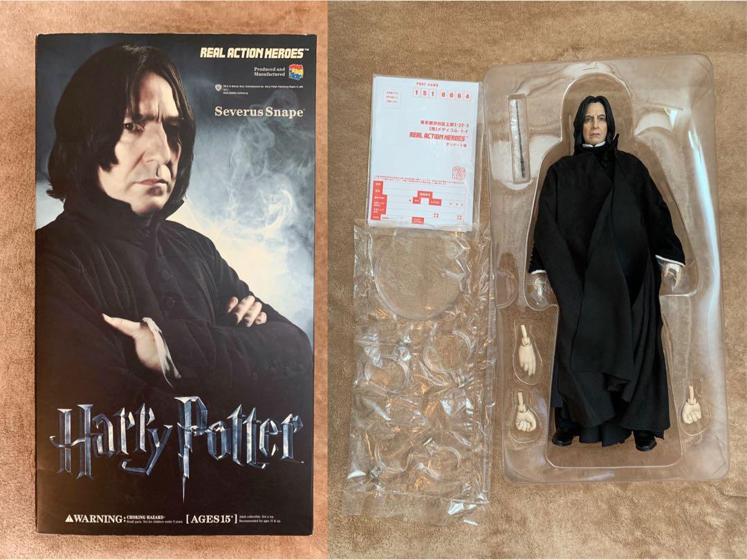 Medicom Rah Harry Potter Severus Snape 1/6 Figure w/Snape\'s wand