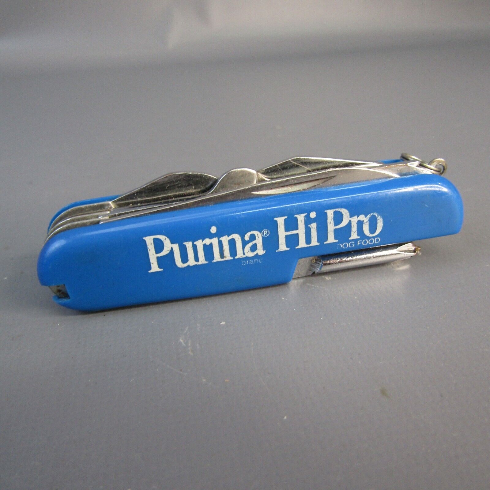 Vintage Purina Hi Pro Dog Food Multi-Tool Pocket Knife 3.5\