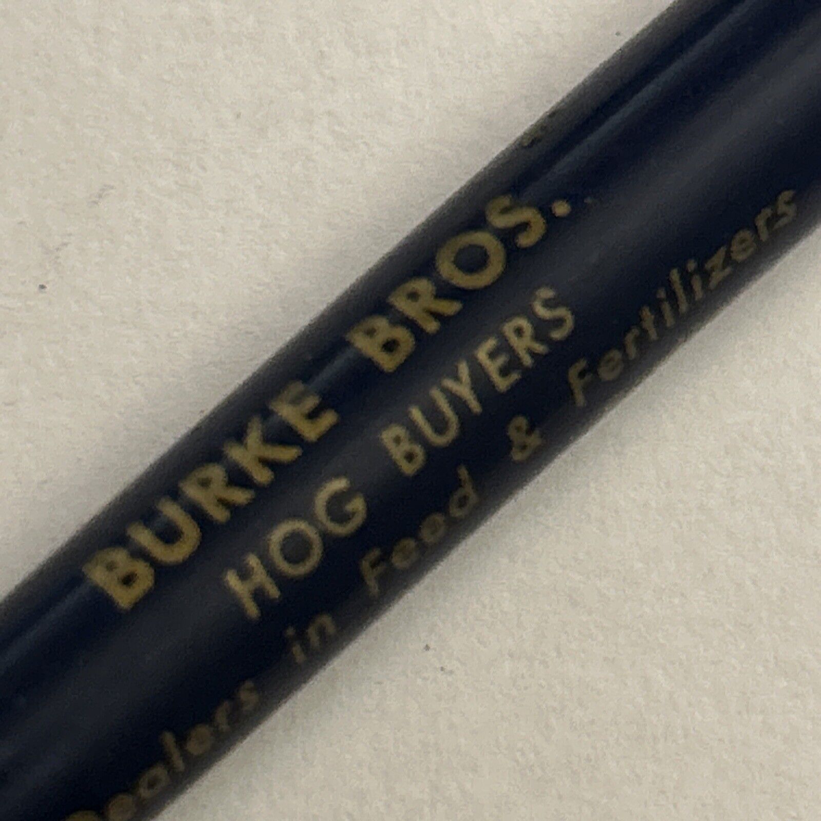 VTG c1950s Ballpoint Pen Burke Brothers Hog Buyers Harlan Avoca Earling Iowa
