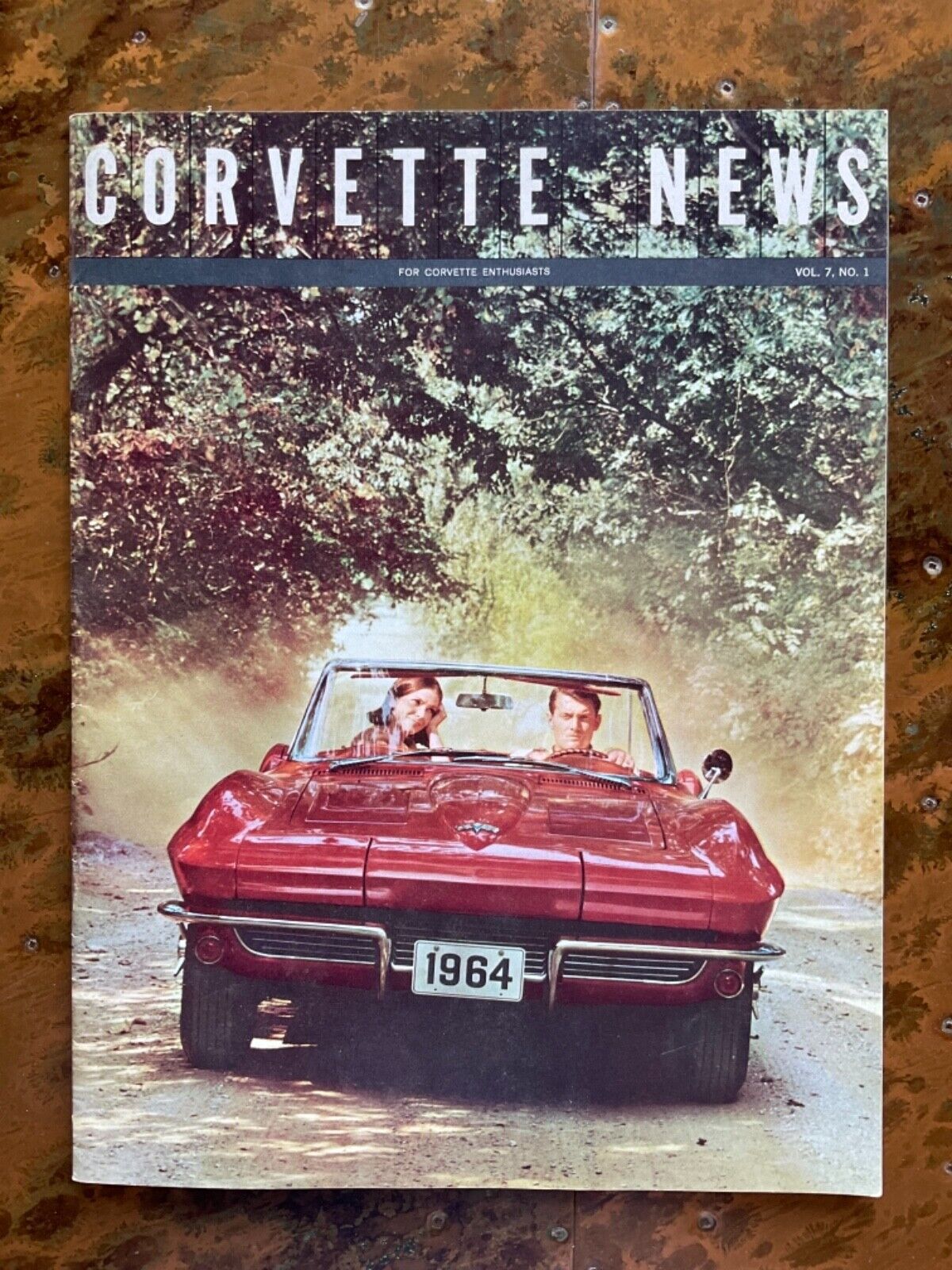 Original 1964 Corvette News Magazine Vol 7 No1