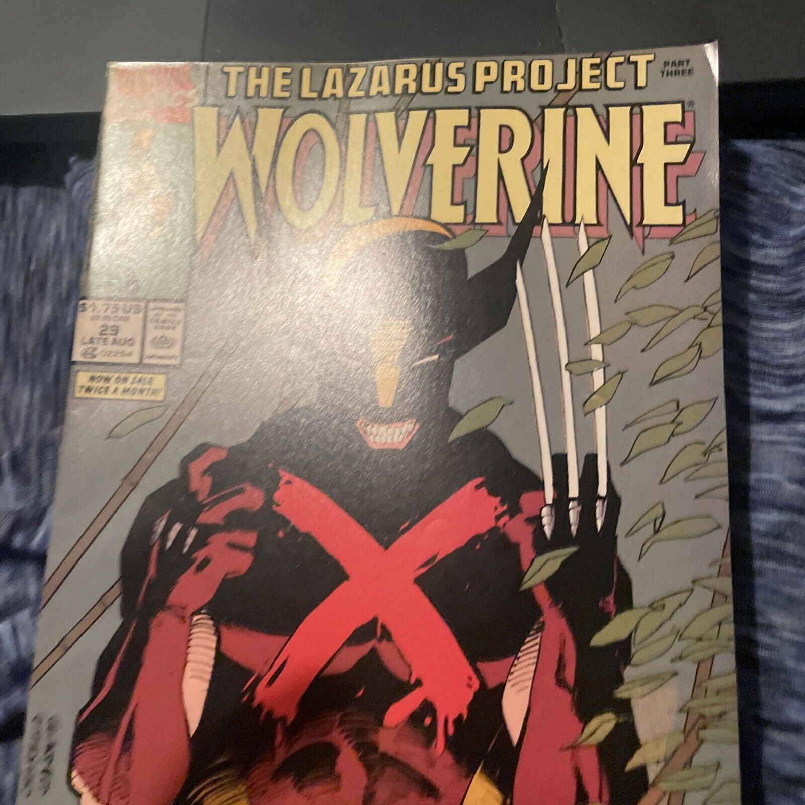Wolverine #29 Newsstand  (1990)  The Lazarus Project VF