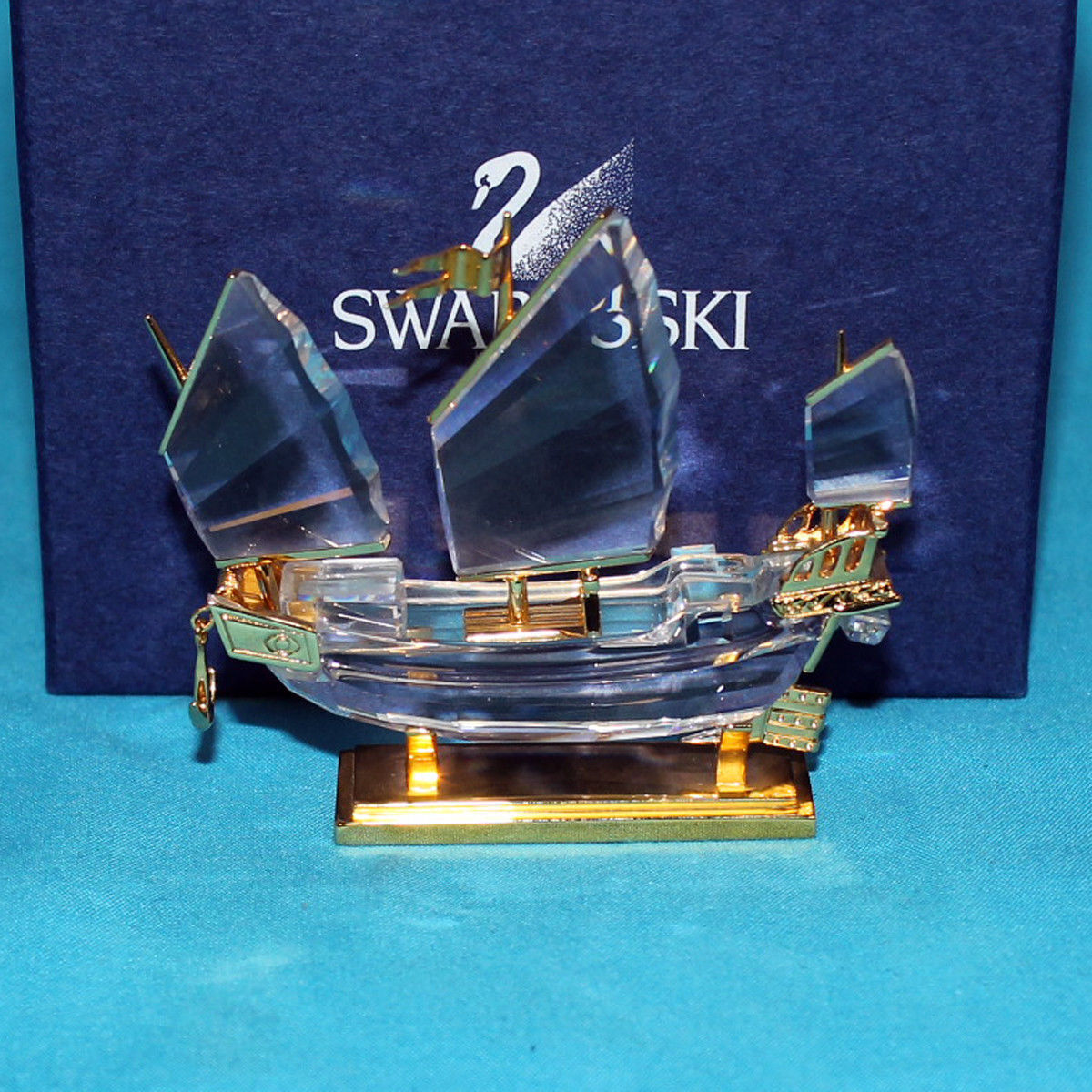 Swarovski - Figurine, Chinese Junk Ship