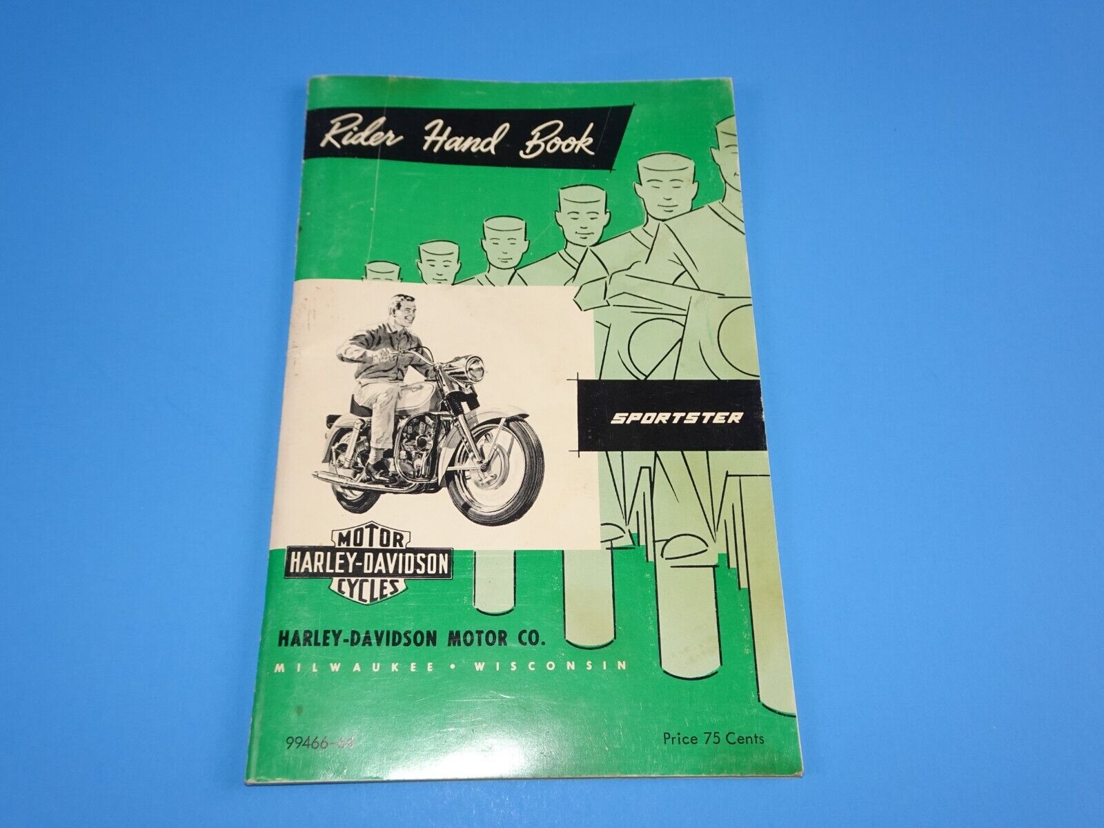 Harley-Davidson Original Sportster Rider\'s Hand Book 99466-64 1964 SUPER CLEAN