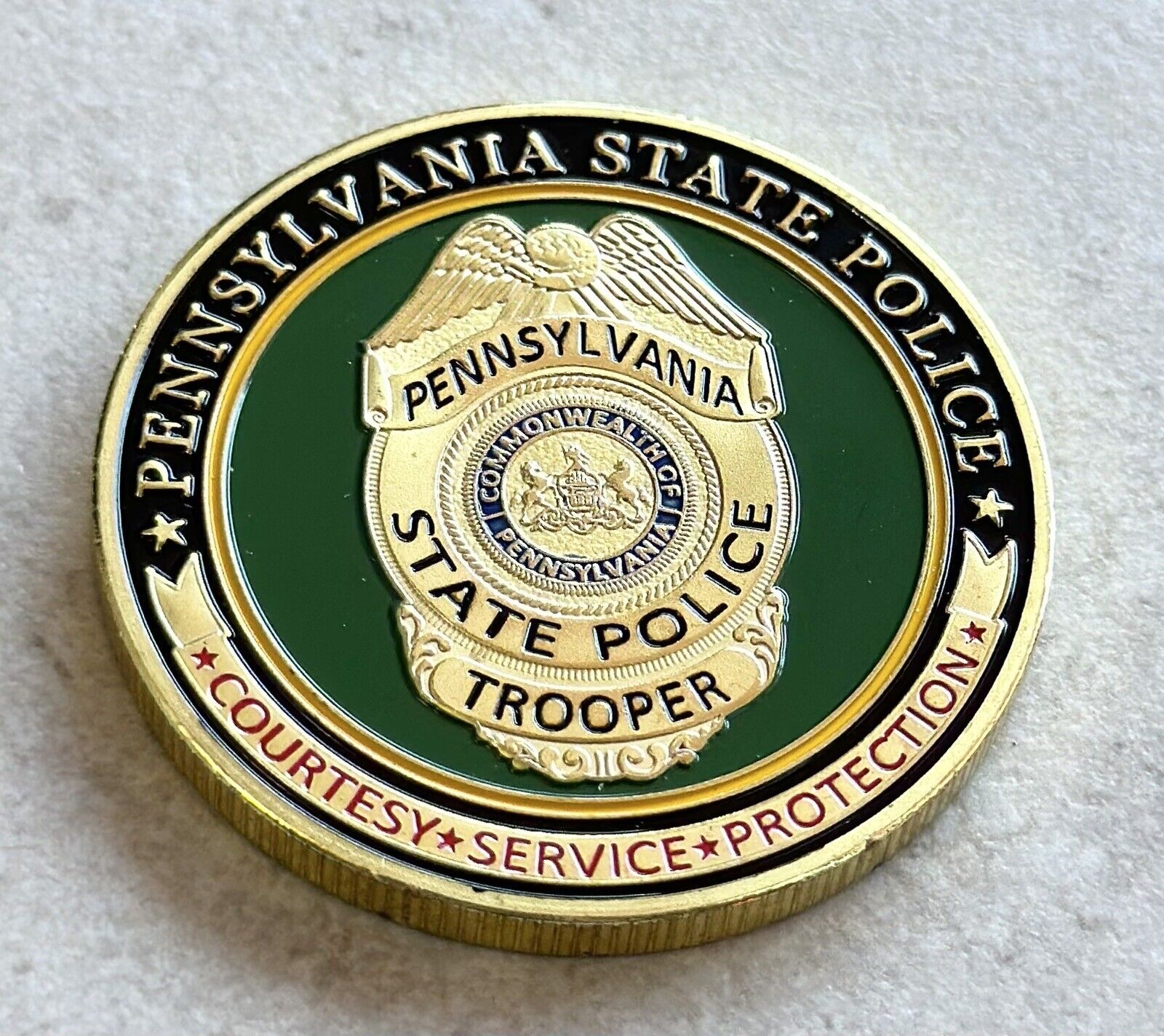 PENNSYLVANIA STATE POLICE Challenge Coin