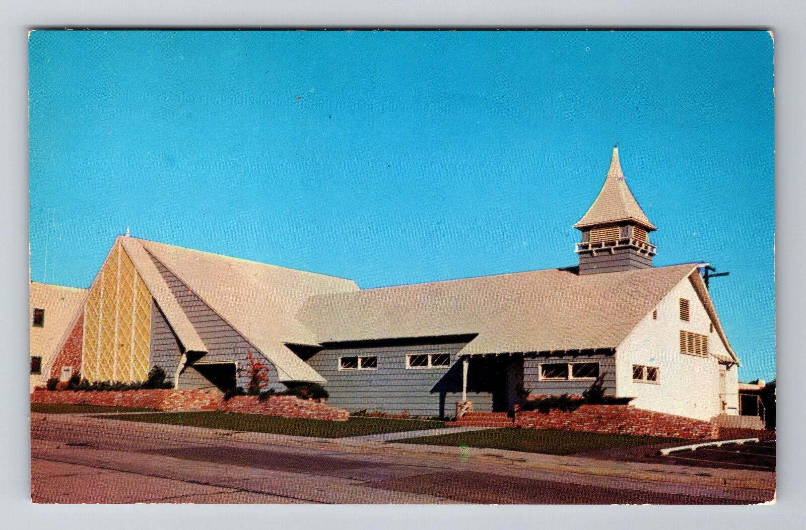 Ventura CA-California, Church of Christ, Antique Vintage Souvenir Postcard