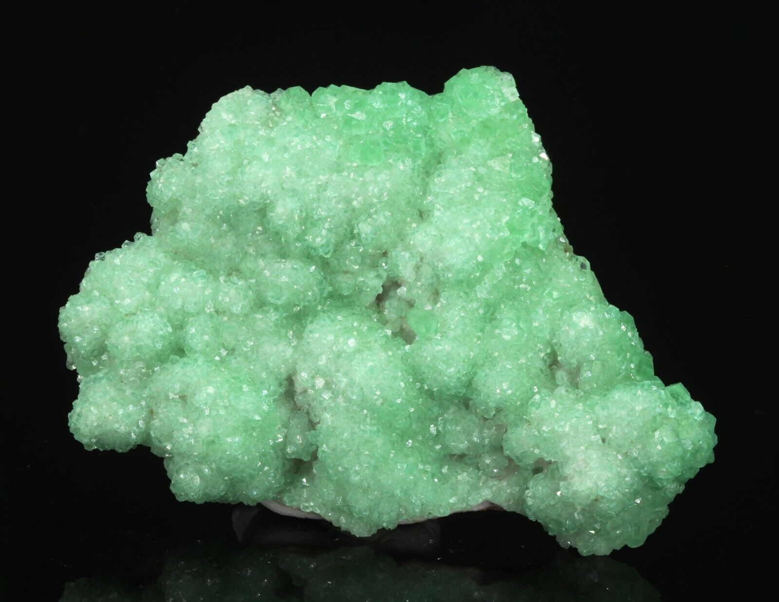 Beautiful Mint Green Small Cab Cuprian Smithsonite Plate from Tsumeb, Namibia