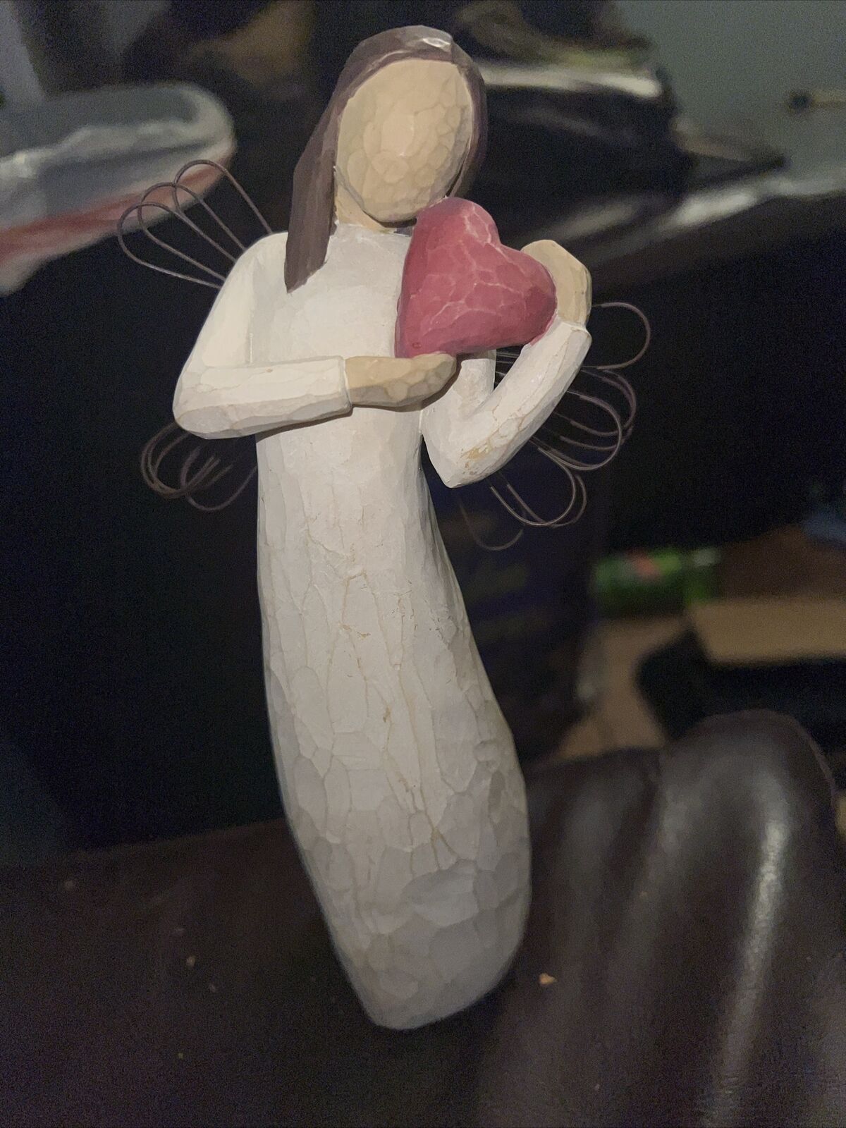 Willow Tree ANGEL OF THE HEART Figurine Demdaco by Susan Lordi 2000 8\