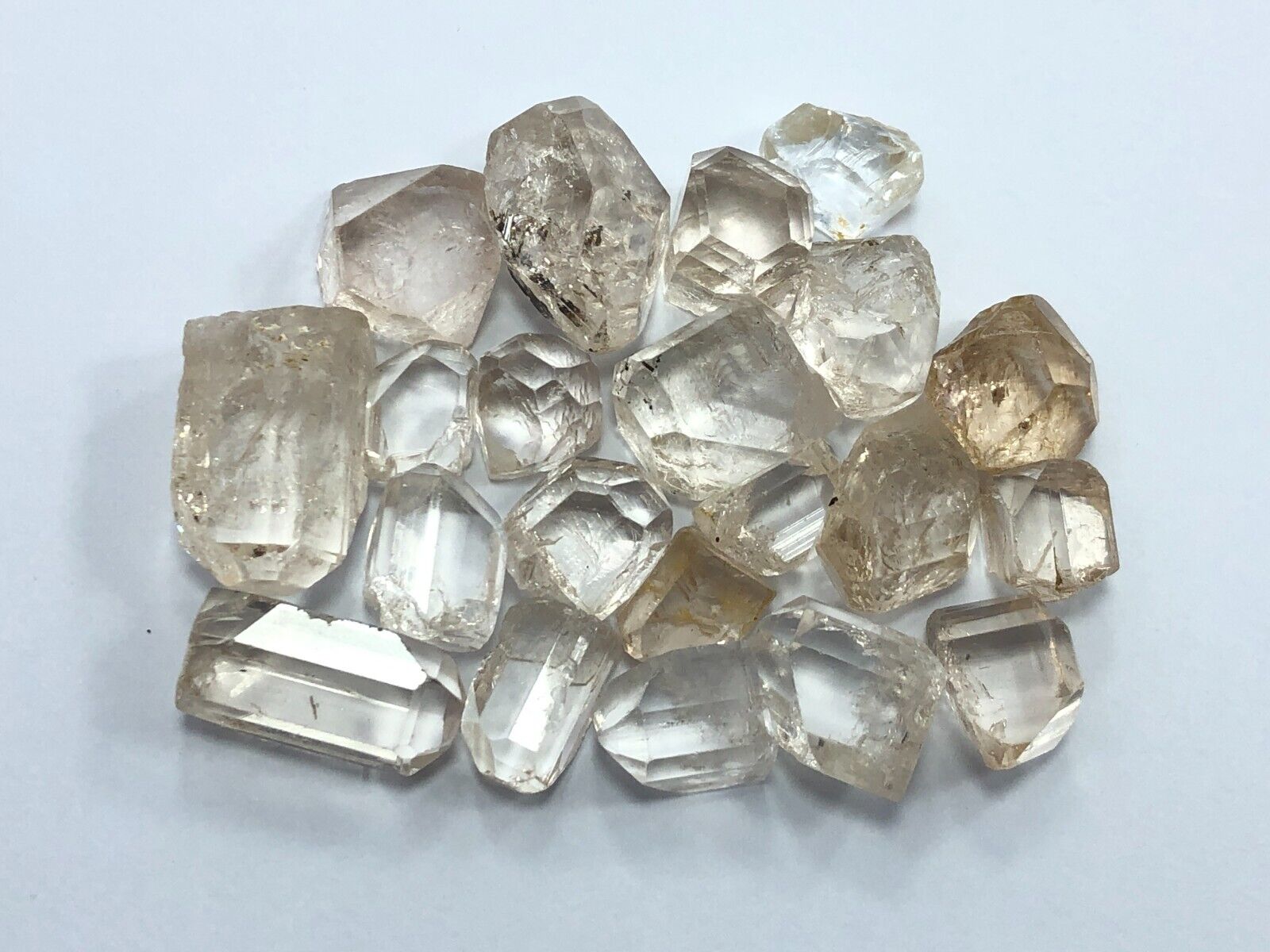 100GM Natural Facet Grade Topaz Rough Crystals lot from Skardu Pakistan
