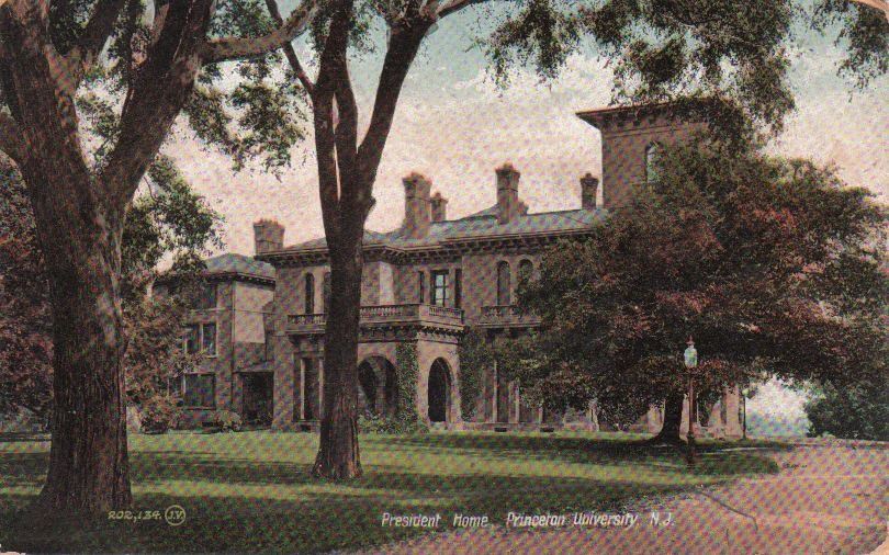  Postcard President Home Princeton University NJ 