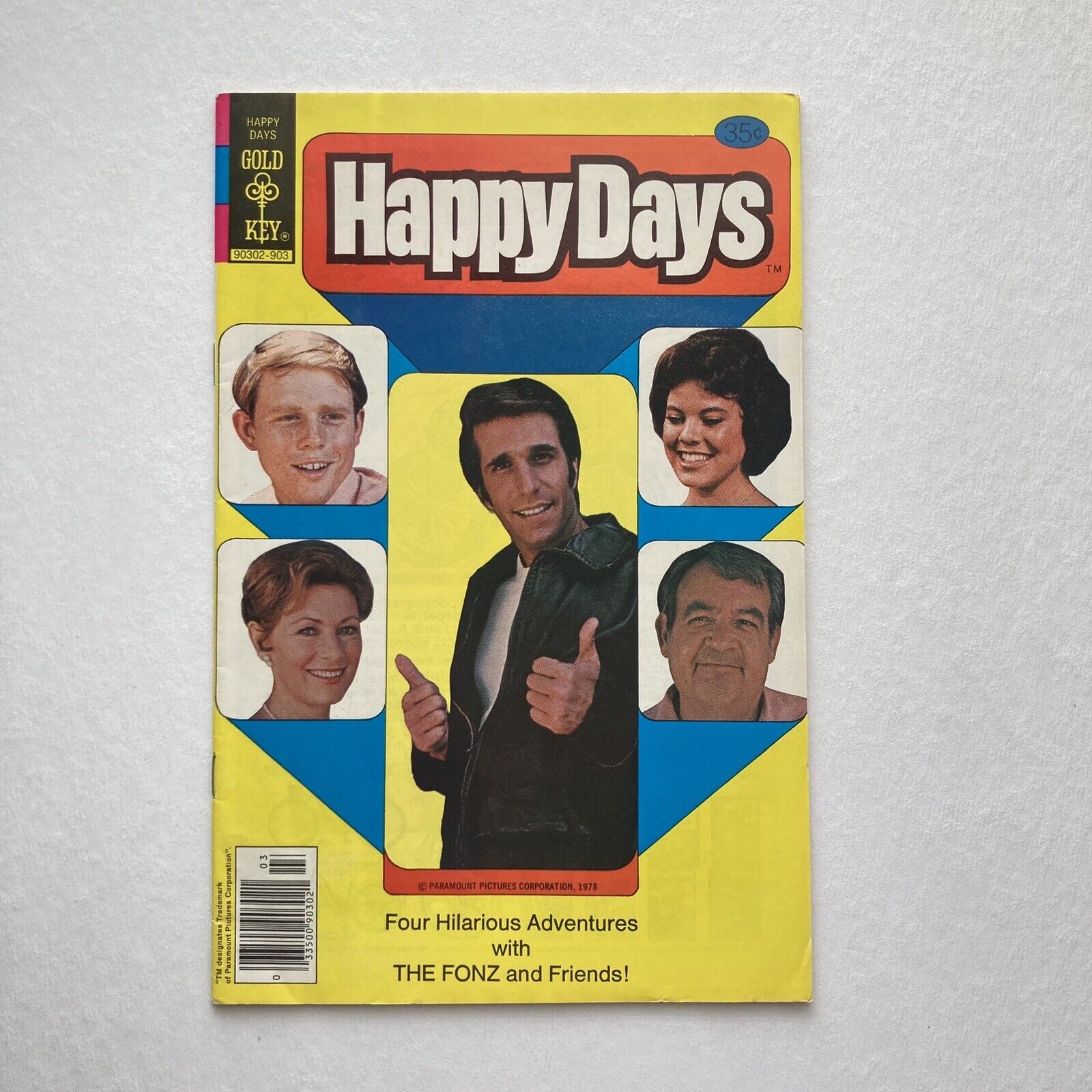Happy Days # 1 Comic Book Gold Key March 1979