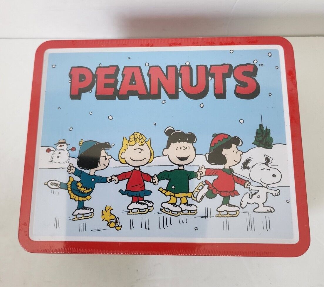 1999 Peanuts Tin Lunch Box Limited Edition Collector’s  Nostalgic Candy Sealed