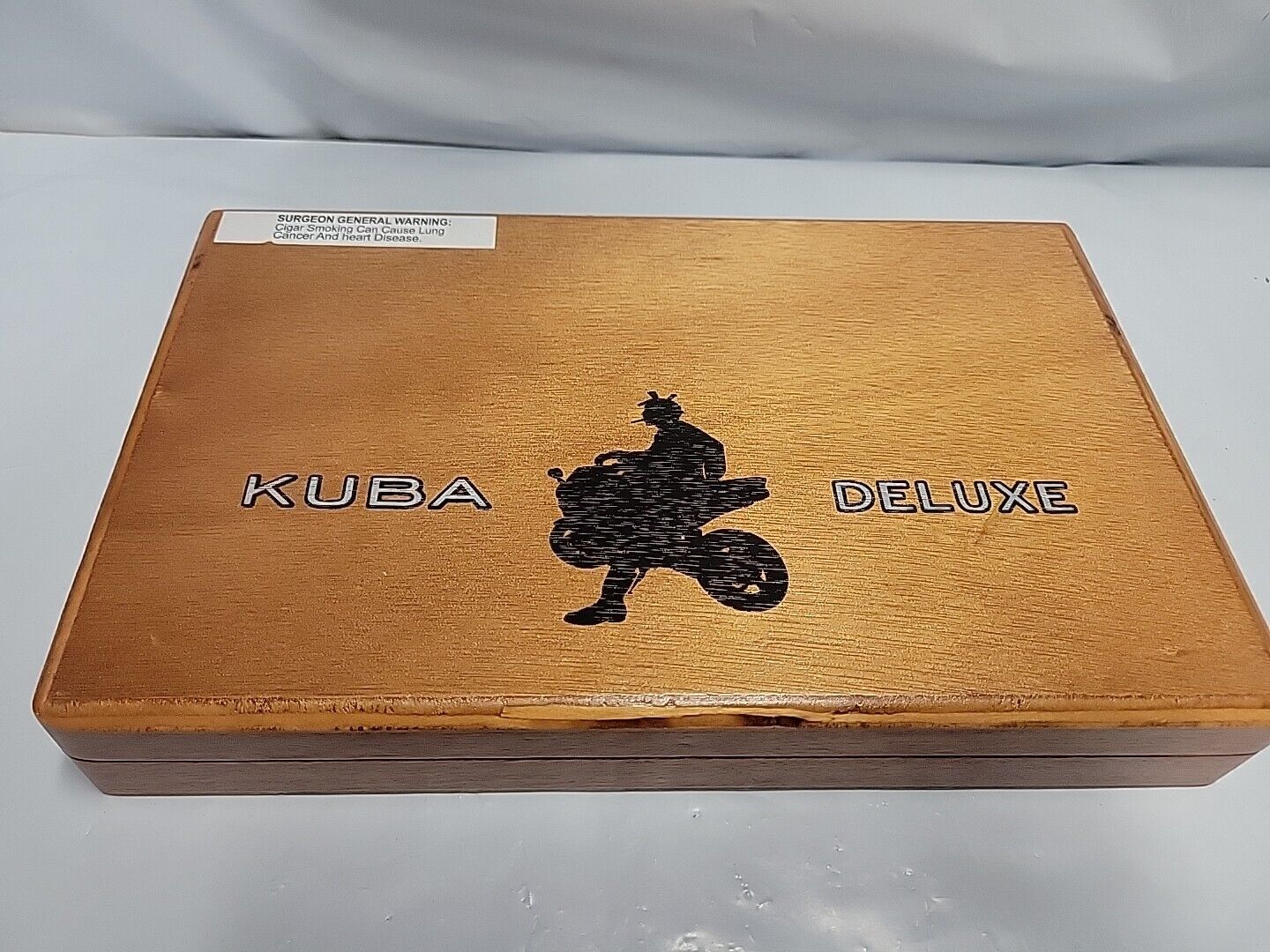 Acid Kuba Deluxe Empty Wooden Cigar Box 11.75x7.5x2 P1