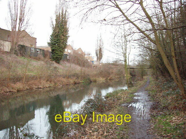Photo 6x4 Slough Branch of the Grand Union Canal with industrial estate L c2006