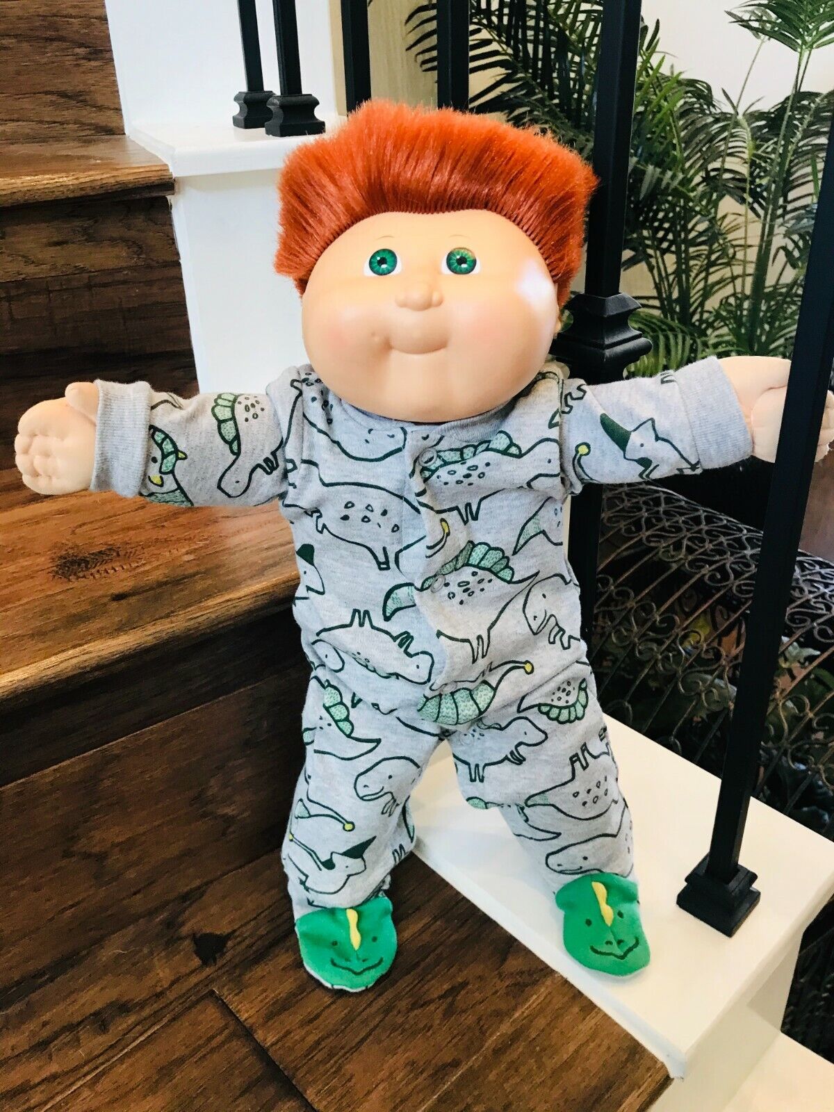 MINTY to Excellent Cabbage PATCH BOY WITH RED SPIKED HAIR. HARD TO FIND. \