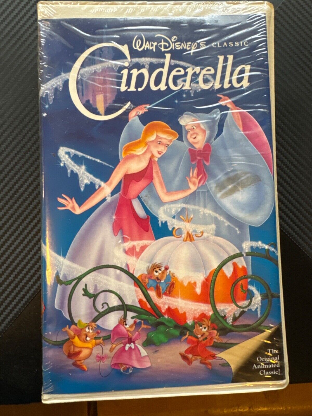 Vtg Disney Classic CINDERELLA VHS #410 Black Diamond 1988 SEALED UNOPENED