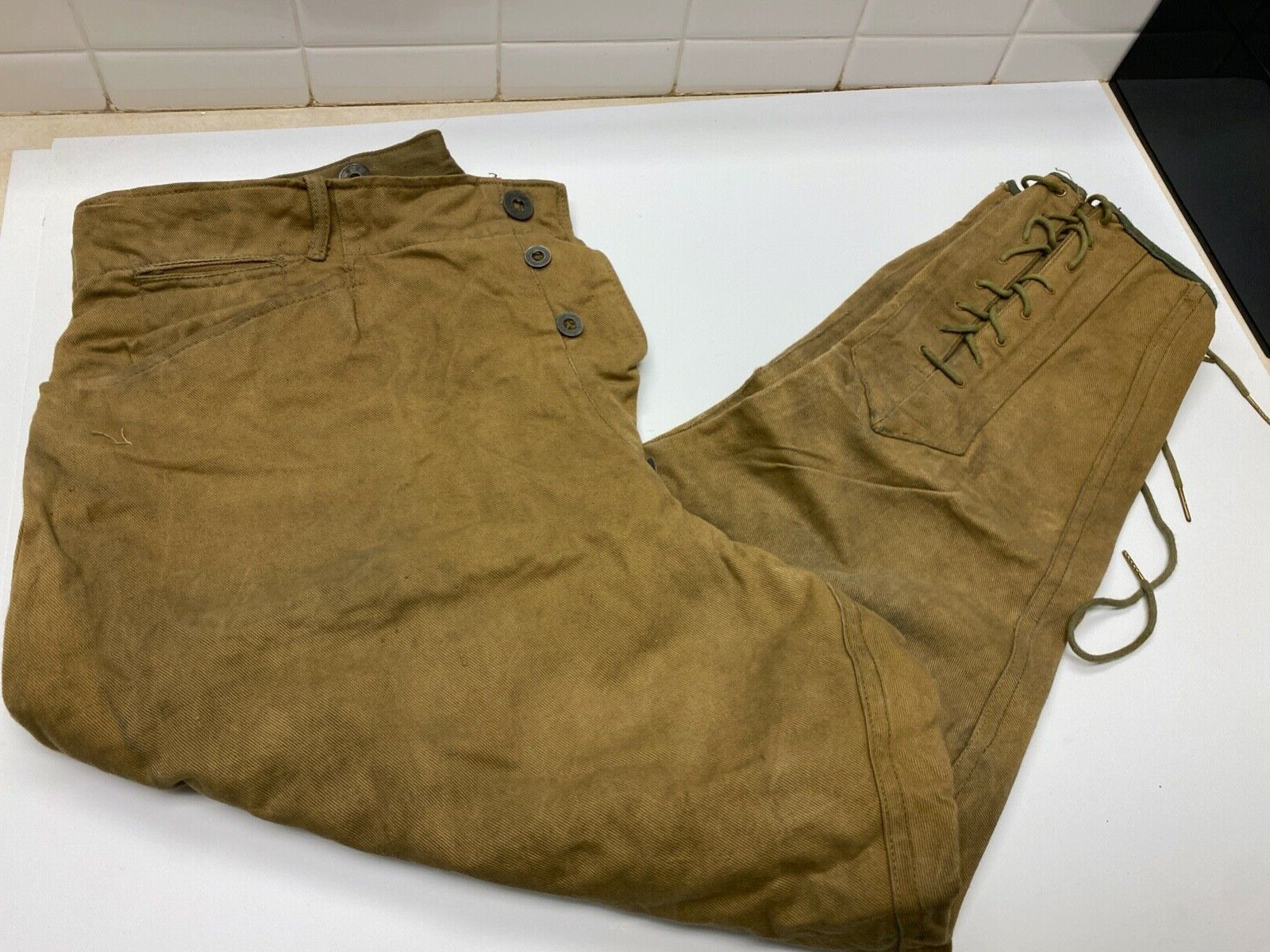 Very early Official Boy Scout Lace Up Pants