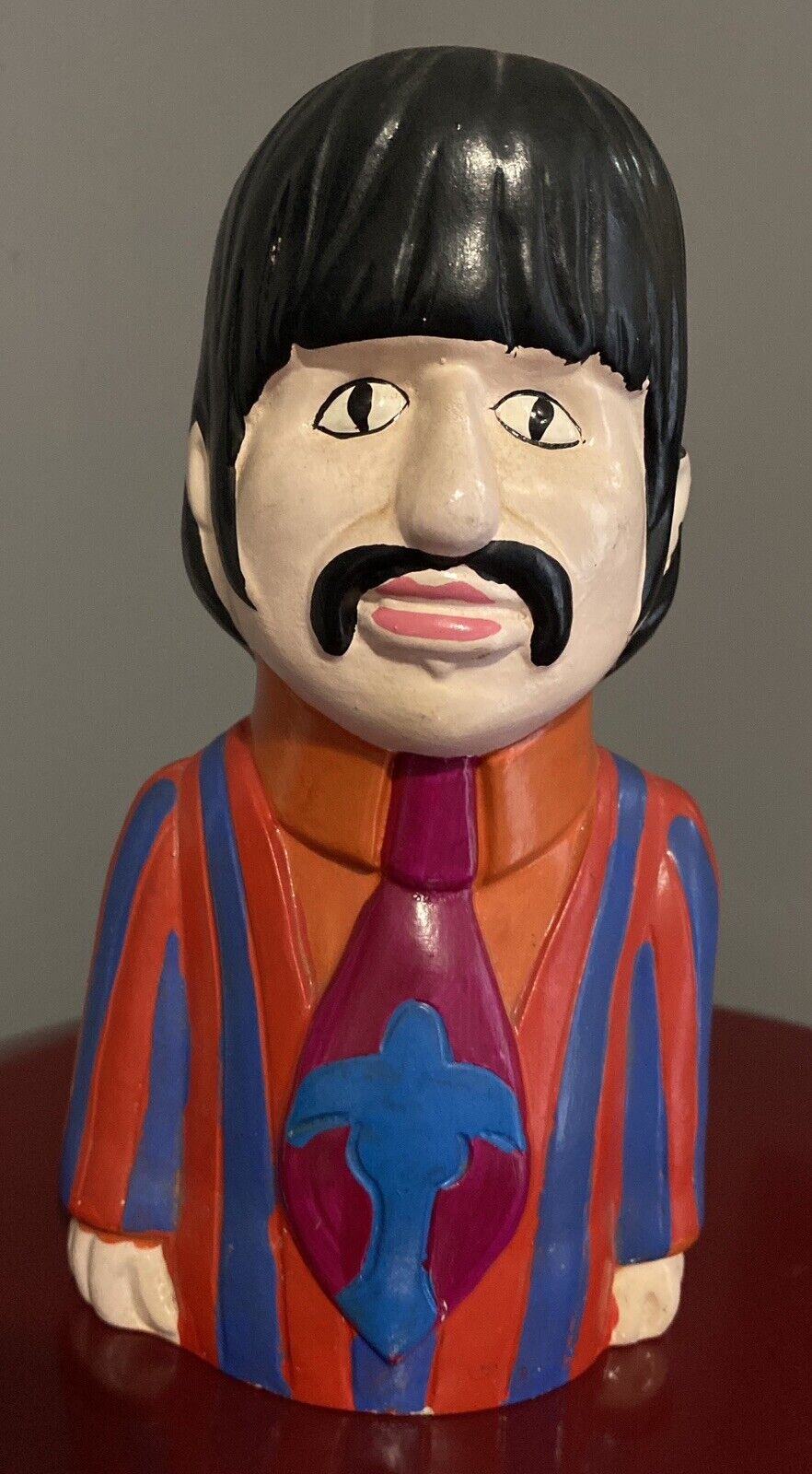 The Beatles Ringo Starr 1968 Yellow Submarine Coin Bank King Features Suba Films