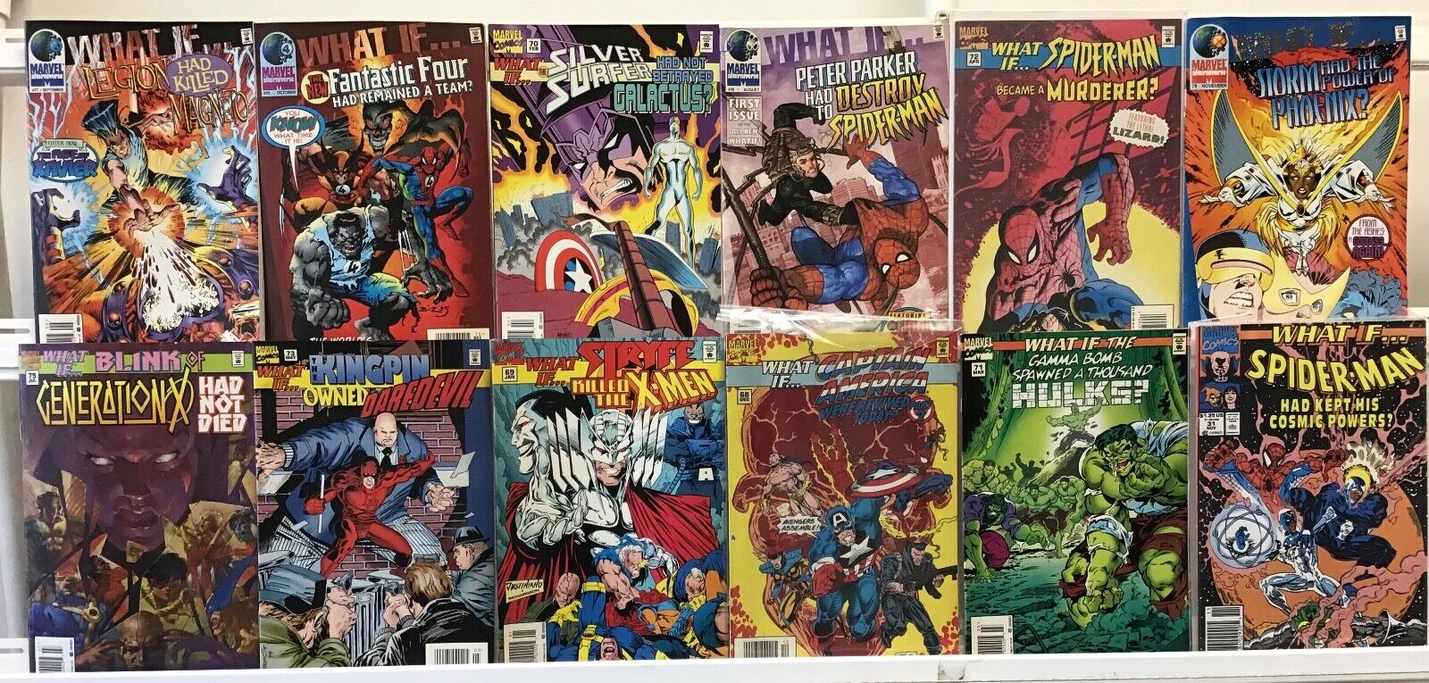 Marvel Comics What If Newsstand Comic Book Lot of  12