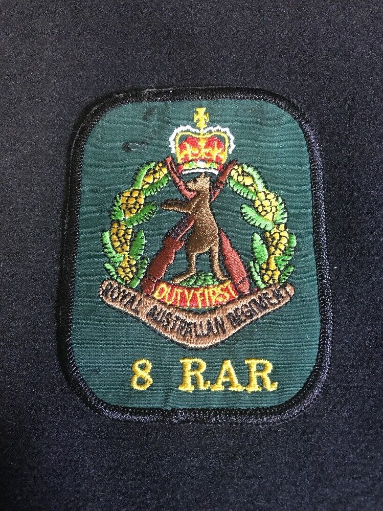 8th batallion Royal Austrailian Regiment Vietnam Patch 8 RAR CR1