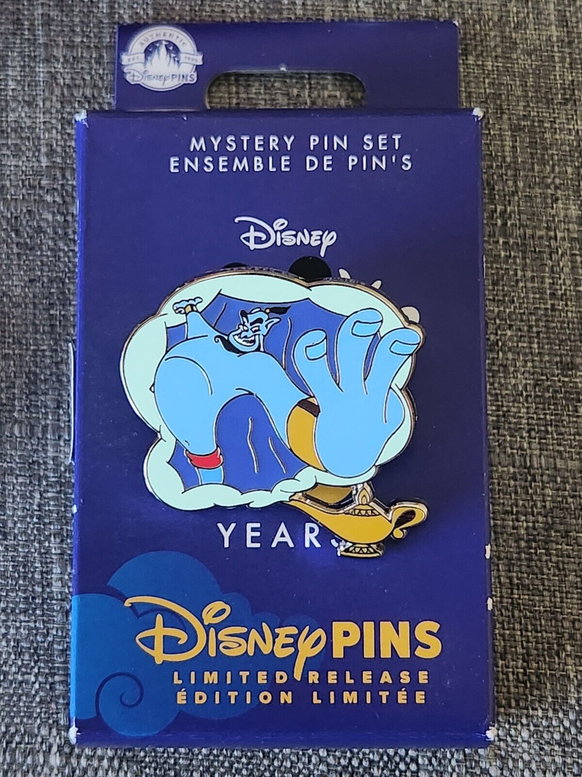 Aladdin Genie Three Wishes 30th Anniversary Limited Release mystery Disney Pin