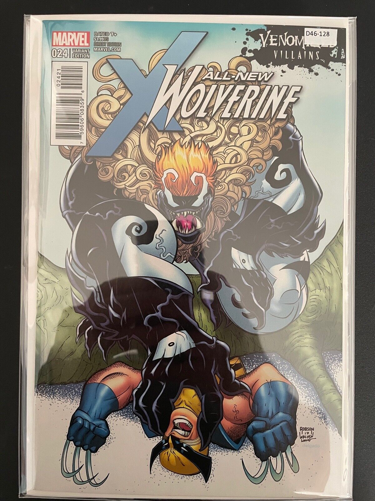 All-New Wolverine 024 Variant High Grade 9.6 Marvel Comic Book D46-128