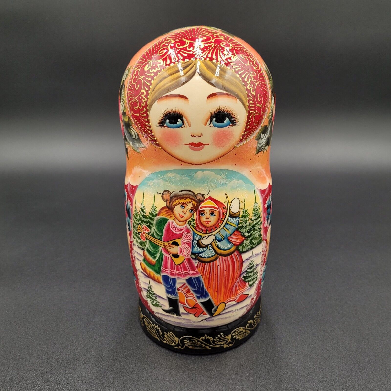 Russian Nesting Matryoshka Doll Large Doll only Trinket box wood 9\