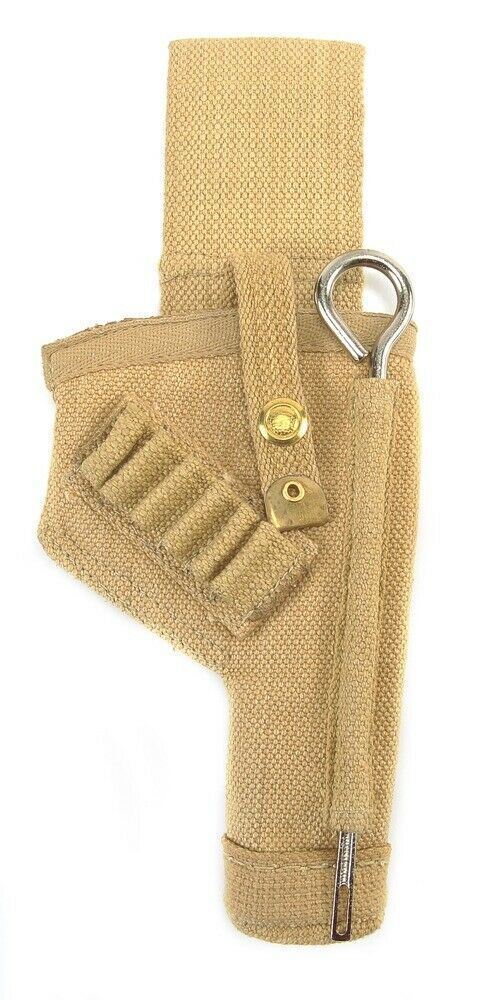 British Tanker 38 Webley Canvas Holster with shell loops and cleaning rod