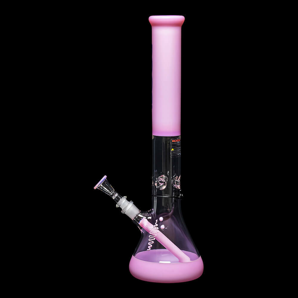 ROOR Custom Classic 18″ Beaker Water Pipe 50x5mm – Pink