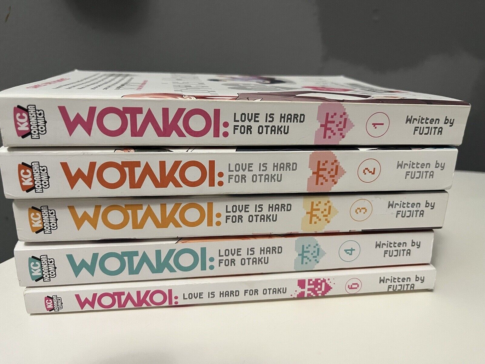 wotakoi: love is hard for otaku manga english lot 1-4, 6