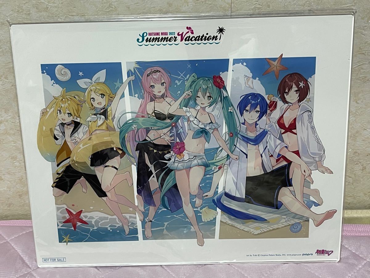 Super rare item       Acrylic board  Hatsune Miku  Summer Vacation  0505P