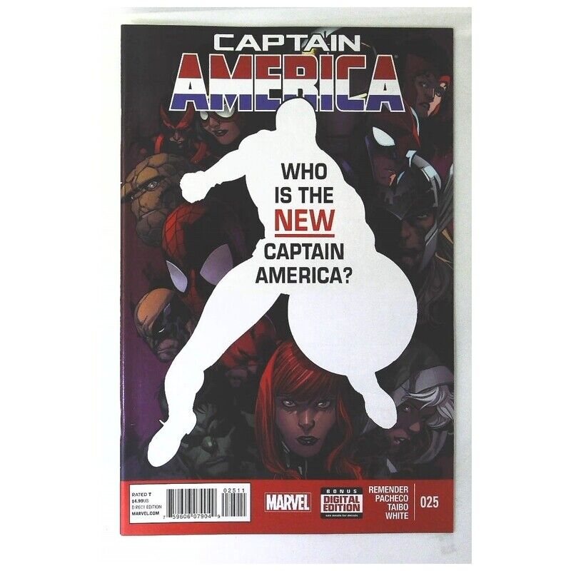 Captain America (2013 series) #25 in Near Mint condition. Marvel comics [g;